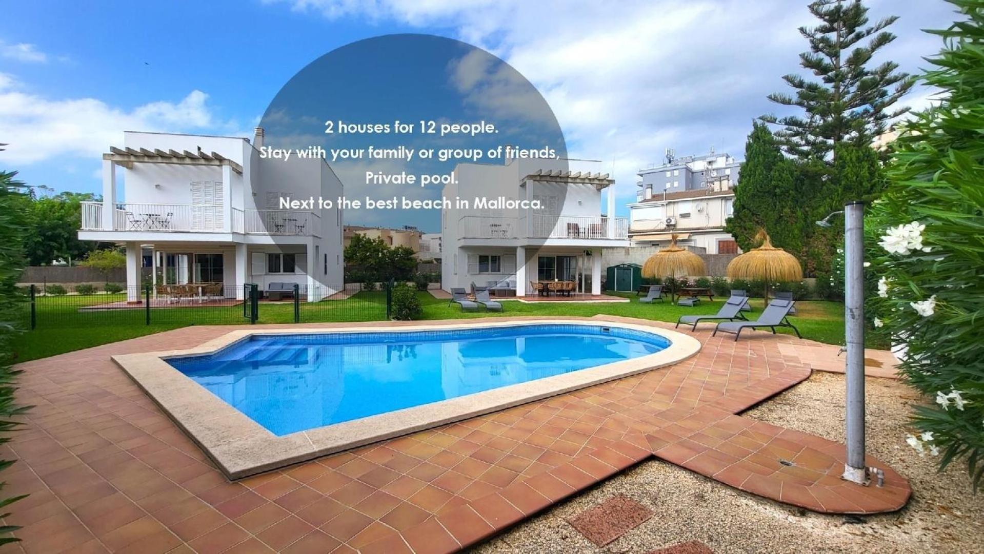 Ferienhaus Strandhaus In Playa De Muro Fuer 12 Personen *